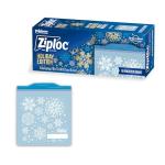 Ziploc Quart Food Storage Freezer Bags, Grip 'n Seal Technology for Easier Grip, Open, and Close, 19 Count, Holiday Designs, Packaging May Vary