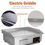 Aliyaduo 22" Electric Countertop Griddle for Cooking