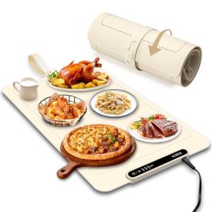 Electric Food Warming Mat with Adjustable Temperature