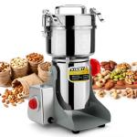 800G Electric Grain Grinder Mill, 2000W Swing-Type 304 Dry Cereals Pulverizer Makes Dry Goods, Spices, Coffee, Pepper, Etc., Commercial 110V High-speed Superfine Machine (800G Swing Type)