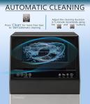 Dessiz Commercial Ice Maker Machine, 100lbs/24H and 45pcs Stainless Steel Freestanding Ice Machine, Tap Water & Top Loading Under Counter ice Maker,Self-Cleaning for Bar Office Restaurant