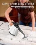 1200W Handheld Steam Cleaner for Home, Powerful Natural Multi‑Surface Steam Cleaner with 12 Accessories, 13.5oz Pressurized Steamer for Deep Cleaning Tile, Grout, Showers, Bathrooms, Kitchens & Car