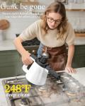 1200W Handheld Steam Cleaner for Home, Powerful Natural Multi‑Surface Steam Cleaner with 12 Accessories, 13.5oz Pressurized Steamer for Deep Cleaning Tile, Grout, Showers, Bathrooms, Kitchens & Car