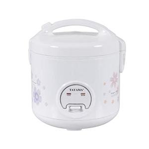 TAYAMA Automatic Rice Cooker & Food Steamer 10 Cup, White (TRC-10RS)
