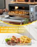 Smart Oven Air Fryer Mesh Basket 1-Piece Compatible with Breville BOV860BSS Convection Oven, Stainless Steel Baking Tray Original Replacement Accessory Assist with Countertop Oven 11 Cooking Functions