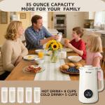 8-in-1 Automatic Nut Milk and Soy Maker