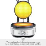 Breville No-Mess Classic Waffle Maker BWM520XL, Brushed Stainless Steel