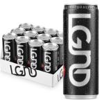LGND Original Smart Energy Drink | Nootropic + Prebiotic Formula for Focus, Endurance & Gut Health | Clean Energy, Low-Calorie, No Crash | Spicy Ginger Flavor | 12-Pack