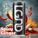 LGND Original Smart Energy Drink | Nootropic + Prebiotic Formula for Focus, Endurance & Gut Health | Clean Energy, Low-Calorie, No Crash | Spicy Ginger Flavor | 12-Pack