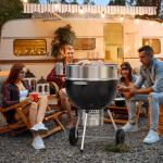 Onlyfire 6006 Grill Replacement Rotisserie Meat Forks(1-Pair) Kit with Spit Counter Balance and Bushing - Fits 1/2" Hexagon & 3/8" and 5/16" Square Spit Rods