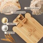 Tortilla Press 10 Inch Bamboo Tortilla Maker, Mexican Tortillera Presser Homemade Flour Tortilla Press for Mexican Tortillas Roti Burrito, Taco Pataconera (Beech)