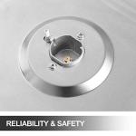 24″x20″ Built in Gas Cooktop 4 Burners Stainless Steel Stove with NG/LPG Conversion Kit Thermocouple Protection and Easy to Clean (20Wx24L)