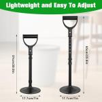 BSTSLL Trash Compactor for kitchen (20" to 25"H), Manual Waste Compactor, Trash Can Compressor Garbage Tamper Press Tool for Small Outdoor Bins -Lightweight- Reduces Trash Volume&Saves Bags