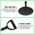 BSTSLL Trash Compactor for kitchen (20" to 25"H), Manual Waste Compactor, Trash Can Compressor Garbage Tamper Press Tool for Small Outdoor Bins -Lightweight- Reduces Trash Volume&Saves Bags