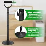 BSTSLL Trash Compactor for kitchen (20" to 25"H), Manual Waste Compactor, Trash Can Compressor Garbage Tamper Press Tool for Small Outdoor Bins -Lightweight- Reduces Trash Volume&Saves Bags