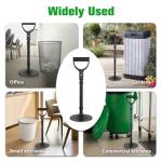 BSTSLL Trash Compactor for kitchen (20" to 25"H), Manual Waste Compactor, Trash Can Compressor Garbage Tamper Press Tool for Small Outdoor Bins -Lightweight- Reduces Trash Volume&Saves Bags