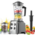 Blender, 68Oz. Countertop Blenders with 20Oz. Grinder, 28000 RPM Kitchen Blender for Smoothies, Ice Crushing, Frozen Fruits, Self-Cleaning, Speed Adjustable