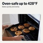 Amazon Basics Nonstick Bakeware 6-Piece Set, Stackable, Dishwasher and Oven-Safe