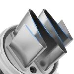 Pamperεd Chεf Food Chopper, Vegetable Chopper, Onion Chopper, Garlic Chopper, Nuts Chopper - Hand Chopper For Vegetables Salads Fruits, Nuts. Dishwasher-safe, White, Easy to Clean