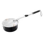 Campfire Popcorn Popper with Telescoping Handle