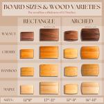 Personalized Cutting Board - Wooden Customized Gifts for Kitchen & Charcuterie - Custom Wedding, Newlyweds, Bridal Showers, Anniversary, Christmas, Housewarming, Engagement Gifts for Couples