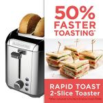 BLACK+DECKER 2-Slice Stainless Steel Toaster