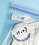 24/7 Bags- Quart Zip Storage Bags, 200 Count, Double Zipper Seal, Easy Grip Open Tabs, Write-On Space, BPA-Free & Heavy Duty, Microwave Safe, Non-StandUp