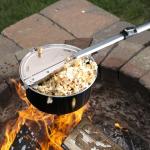 Campfire Popcorn Popper with Telescoping Handle