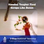 InSinkErator Evolution Cover Control 3/4 HP Garbage Disposal, Advanced Series EZ Connect Batch Feed Food Waste Disposer