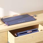 Food Warming Mat for Food, Upgrade High-tech Graphene Heating with 6-Level Adjustable Temperature and 6-Hour Timer, Silicone Roll Up Food Warming Tray, Portable for Parties (Navy Blue, Large)