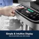 De'Longhi Magnifica Evo Next Fully Automatic Espresso Machine - Programmable Coffee Maker with Grinder and Milk Frother - Hot & Cold Brewer for Espresso, Latte, Cappuccino, Americano, Tea and More