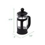 Mind Reader French Press Coffee & Tea Maker 27 oz, Glass