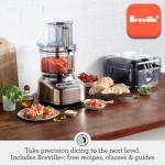 Breville BFP838 Paradice 16 Cup Food Processor and Dicer, Large, Brushed Stainless Steel