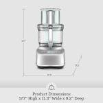 Breville BFP838 Paradice 16 Cup Food Processor and Dicer, Large, Brushed Stainless Steel