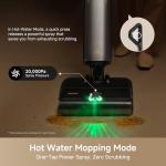 Mova X4 Pro Wet Dry Vacuum Cleaner, 20000Pa Cordless Vacuum Mop with Zero Tangle, Hot Water Mopping for Sticky Messes,194℉ Hot Air Self Drying, 180° Lie Flat, Push-in Charging Station, LED Display