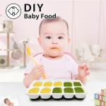 DOQAUS Ice Cube Trays 4 Pack, 40 pcs Silicone Ice Cubes Tray Maker with Spill-Resistant Removable Lid, Easy Release & Pop out, LFGB and BPA Free, Stackable Flexible, for Soup, Food, Cocktail, Coffee