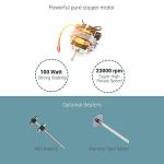 Red Handheld Electric Milkshake Maker, Mini Automatic Drink Cream Mixer Blender Single Head Stainless Steel Milk Shaker Machine