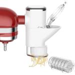 Gourmet Pasta Press Attachment for KitchenAid Stand Mixers, Pasta Maker for Kitchenaid Mixer With 7 Interchangeable Pasta Plates, For Kitchenaid Pasta Attachment