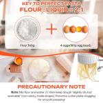 Gourmet Pasta Press Attachment for KitchenAid Stand Mixers, Pasta Maker for Kitchenaid Mixer With 7 Interchangeable Pasta Plates, For Kitchenaid Pasta Attachment