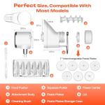 Gourmet Pasta Press Attachment for KitchenAid Stand Mixers, Pasta Maker for Kitchenaid Mixer With 7 Interchangeable Pasta Plates, For Kitchenaid Pasta Attachment