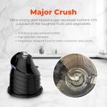 Rosewill Cold Press Juicer, 4.72" Wide Feed Chute Juice Extractor Machine, High Juice Yield, Slow Masticating Juicer for Whole Vegetables & Fruits