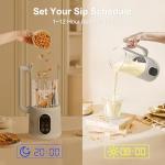8 in 1 Automatic Nut Milk Maker, 41oz Homemade Soybean Milk, Almond Milk, Oat Milk and Juice, Electric Bean and Nut Milk Machine with Appointment Timer, Keep Warm and Self-cleaning Function, Beige