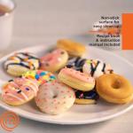 MasterChef 3-in-1 Mini Holiday Breakfast Maker- Make Eggs Pancakes Donuts Waffles & More in 1 Easy to Use Appliance! 3 Removable NonStick Cooking Plates for Quick Cleaning Storing- Compact Cooker Gift