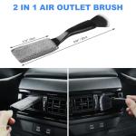7PCS Car Detailing Brush Set, Ultra Soft Boars Hair Car Interior Detailing Brushes, Car Interior Detailing Kit, Car Cleaning Gel Supplies Kit, Car Dust Brush, Car Accessories for Truck, SUV, Interior