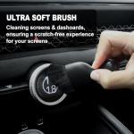 7PCS Car Detailing Brush Set, Ultra Soft Boars Hair Car Interior Detailing Brushes, Car Interior Detailing Kit, Car Cleaning Gel Supplies Kit, Car Dust Brush, Car Accessories for Truck, SUV, Interior