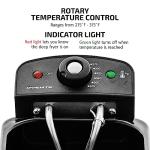 OVENTE 2L Electric Deep Fryer with Viewing Window