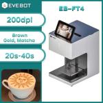 WLtoys Coffee Printer Automatic 3d Latte Machine One-Touch Operation DIY Printing Photo printer On Food like Cake Bread Coffee with 1*Brown Cartridges