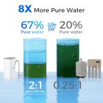 VonWater All-in-1 Tankless Reverse Osmosis System, 600GPD Under Sink Tankless RO System, Multistage-in-1 RO Water Filtration System, Reduce TDS,PFAS, NSF/ANSI 372, 2:1 Pure to Drain