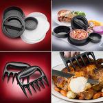 STX International Turboforce 3000 Series 5-in-1 Electric Meat Grinder | 3000W Max | 3-Speed | Size #12 | 5 Grinding Plates | 3 Stainless Steel Blades | Sausage Stuffer | Kubbe Maker & More Included