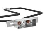 Stanbroil Replacement Part Electric Smoker and Grill Heating Element with Adjustable Thermostat Cord Controller for Most Smokers and Grills, 1500W